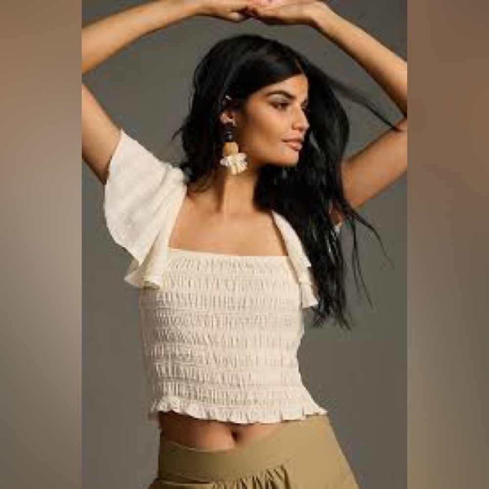 NWT; cream shirt/Size Large